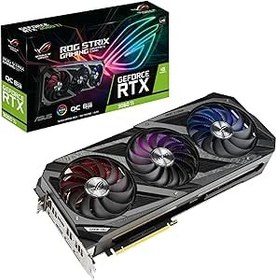 تصویر کارت گرافیک ASUS ROG Strix NVIDIA GeForce RTX 3060 Ti V2 OC Edition (PCIe 4.0، 8 گیگابایت GDDR6، LHR، HDMI 2.1، DisplayPort 1.4a، طراحی فن محوری، اسلات 2.9، G Super Alloy Power II، - ارسال 20 روز کاری ASUS ROG Strix NVIDIA GeForce RTX 3060 Ti V2 OC Edition Gaming Graphics Card (PCIe 4.0, 8GB GDDR6, LHR, HDMI 2.1, DisplayPort 1.4a, Axial-tech Fan Design, 2.9-slot, Super Alloy Power II, GPU Tweak II)