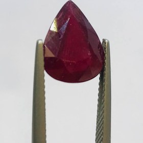 تصویر نگین یاقوت سرخ سایز 13*10 