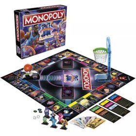 تصویر برد گیم Monopoly با تم فیلم Space Jam: A New Legacy با کاراکترهای محبوب فیلم و دیگر بازیکنان از Looney Tunes MONOPOLY