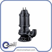 تصویر پمپ لجن کش لئو 4 اسب، ، 20 متر ، سه فاز مدل 80WQ 40-13-3 ساخت چین 