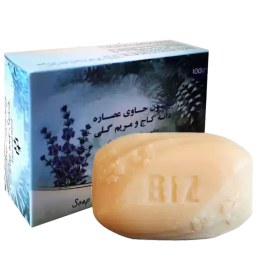 تصویر صابون دانه کاج و مریم گلی دکتر بیز 3 عددی Pine and sage soap Dr.Biz 3 pcs