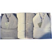 تصویر ست حوله 10 تیکه مادام کوکو Madame Coco مدل Premium Bamboo Aile Seti 