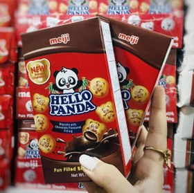 تصویر بيسکويت شکلاتی هلو پاندا 25 گرم MEIJI HELLO PANDA مدل Fun Filled Biscuit Treats Meiji Fun Filled Biscuit Treats 25gr