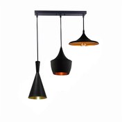 تصویر آویز فلزی سه شعله خطی مدل SP07-106-3L 