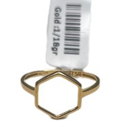 تصویر انگشتر مینیمال 6 ضلعی 