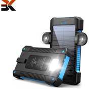 تصویر پاور بانک خورشیدی 26800mAh solar power bankمدلM30000 