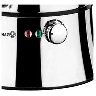 تصویر چای ساز A334 مگا نوستا سماور اینوکسکروم اورجینال KORKMAZ 