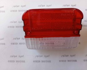 تصویر شیشه خطر دو رنگ سفید 