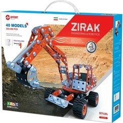 تصویر اسباب بازی پیچ و مهره فلزی زیرک 40 مدل 