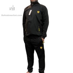 تصویر ست لباس ورزشی مردانه رنگ مشکی 