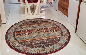 تصویر فرش محتشم دایره قطر 1.5 متر کد 1001 Mohtasham Carpet Vintage