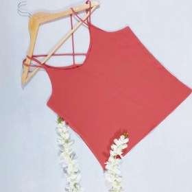 تصویر تاپ بندی مجلسی زنانه برند الامور مدل پشت ضربدری جنس اسکاچی Women's Bikini Tops of Elamor Brand , Back Crossed Gender Model , made of Scochi fabric