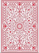 تصویر فایل وکتور شابلون لیپان آرت فرش 