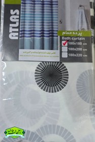تصویر پرده حمام سایز 180×180 