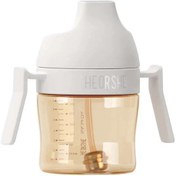 تصویر لیوان آبمیوه خوری هی اور شی  210 میلی لیتر سفید Heorshe Sippy Cup 210 ML white