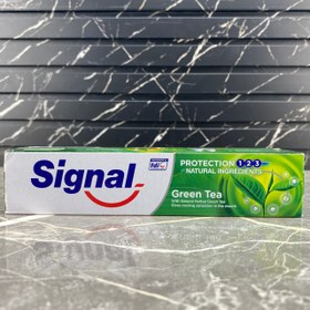 تصویر خمیر دندان گیاهی سیگنال Signal Green Tea حاوی عصاره چای سبز 100 میل 