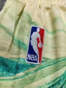 تصویر لباس بسکتبالی لیکرز 2025 رنگ سبزآبی 