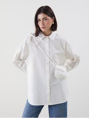 تصویر تونیک زنانه اورسایز با جزئیات کیف دار - ال سی وایکیکی - LC Waikiki -- 941066370- اورجینال 