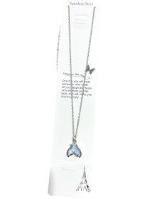 تصویر گردنبند دم وال استیل 