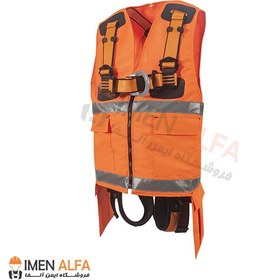 تصویر هارنس کار در ارتفاع P-451 PO ژاکت دار کایا سیفتی Kaya Safety P-451 PO Kaya Safety jacket work harness at height