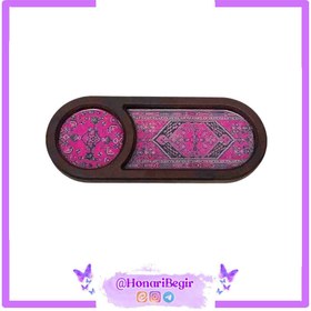 تصویر جای ماگ رزینی ترنج Resin Mug Holder with Toranj Design