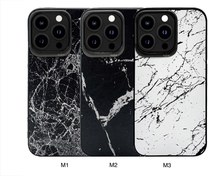 تصویر قاب چرمی طرح سرامیک آیفون 13 پرو مکس کجسا Kajsa iPhone 13 Pro Max Preppie Marble Case 