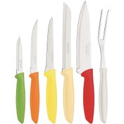 تصویر ست شش پارچه چاقو و ابزار ترامونتینا مدل Plenus 