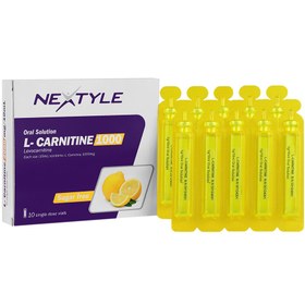 تصویر ال کارنیتین 1000 میلی گرم لیمو نکستایل L-Carnitine 1000 Oral Solution Nextyle Vitamins