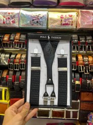 تصویر ساسبند پولو - مشکی خال خالی 