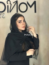 تصویر شال تور حاشیه گیپور کد2619 