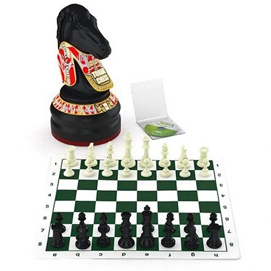  AMEROUS High Polymer Weighted Chess Pieces with 4.25'' King - 2  Extra Queens - Gift Package, Standard Tournament Chessmen for Chess Board  or Replacement of Missing Pieces (Chess Pieces Only) 