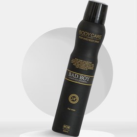 تصویر اسپری بدن بادی کر رایحه بد بوی حجم 200 میل Body Care Body Spray Bad Boy For Men 200ml