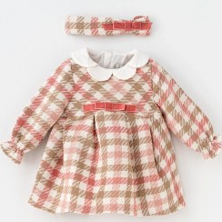 تصویر پیراهن دخترانه با تل طرح ژیلا کد 23139 