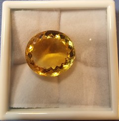 تصویر نگین سیترین citrine gem