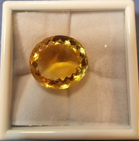 تصویر نگین سیترین citrine gem