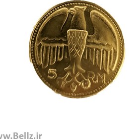 تصویر سکه یادبود برنجی هیتلر 