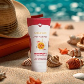 تصویر کرم ضد آفتاب و ضد چروک سان سیف SPF50 