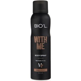 تصویر اسپری بدن ویت می برای آقایان With Me Body Spray For Men Biol 