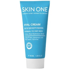 تصویر کرم مرطوب کننده پوست اسکین وان هیال اسکین مناسب پوست معمولی تا خشک حجم 40 میل Skin One Hyal cream rich Moisturizing For Normal To Dry Skin 40ml