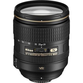 تصویر لنز دوربین نیکون Nikon AF-S 24-120mm F/4G ED VR Nikon AF-S 24-120mm F/4G ED VR