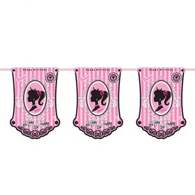 تصویر ریسه تم تولد باربی 