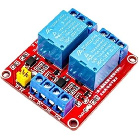 تصویر ماژول رله مدل 2R-5V 