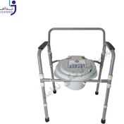 تصویر توالت تاشو آلومینیومی سرو پیکر توس مدل دلتا کد ۳۱۶۲۰۱ 