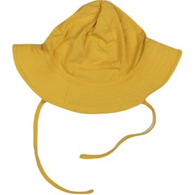 تصویر کلاه لیندکس طرح زرد خردلی ساده 