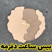 تصویر بیس ساعت سه تکه دفرمه 70سانت 