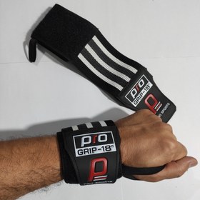 تصویر مچ بند بدنسازی پرو مدل حرفه ای Pro sports grip