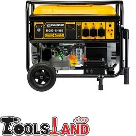 تصویر موتور برق بنزینی کنزاکس مدل 8.5 کیلو وات KGG-6185 Gasoline generator kenzax KGG-6185