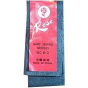 تصویر سوزن خیاطی رز سایز متوسط ملحفه دوزی بسته ۲۰ عددی 
