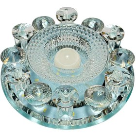 تصویر چراغ هالوژن کریستالی روکار کد165 