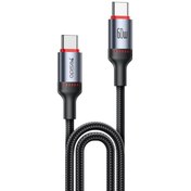 تصویر کابل شارژ دوسر تایپ سی یسیدو yesido CA181 